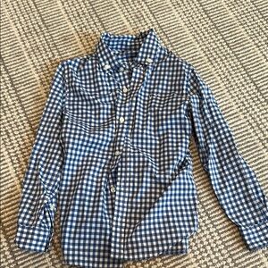 Vineyard Vines Blue and White Gingham Button Down Shirt
